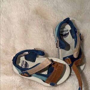 OshKosh B'gosh Kids Sandals - Blue, Tan, and Brown